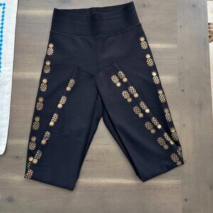 Ultracor Womens Ultra Pineapple High Flash Leggings  Size Small